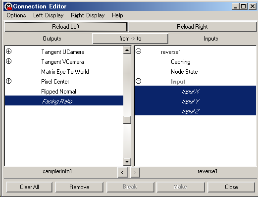 Connection Editor