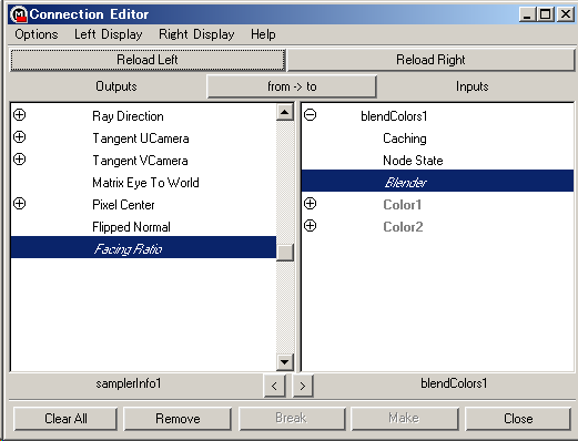 Connection Editor