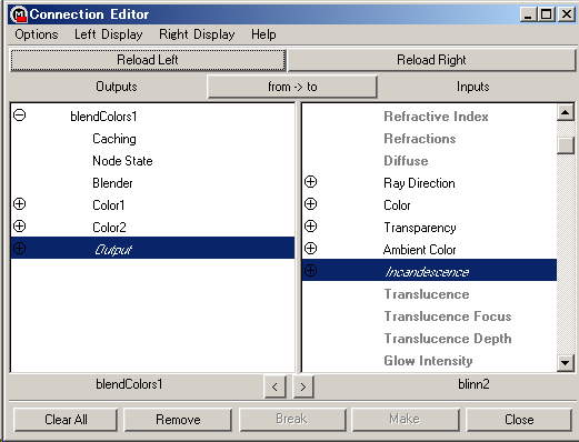 Connection Editor