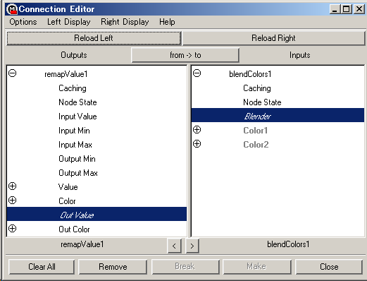 Connection Editor