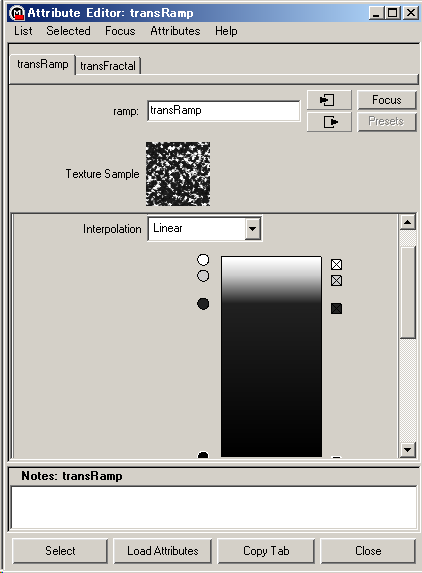 transRamp のアトリビュート