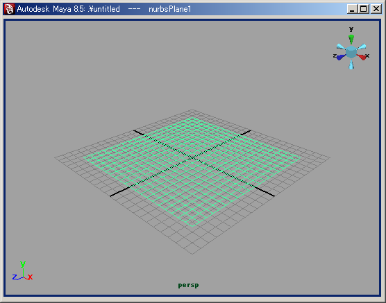 [NURBS プレーン]