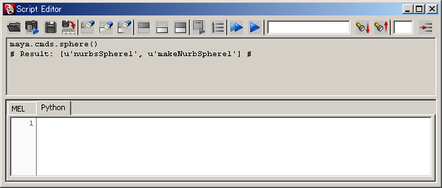 [ץȥǥ  maya.cmds.sphere() ޥɤ¹]