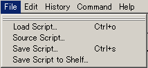 [Script Editor  File ˥塼]