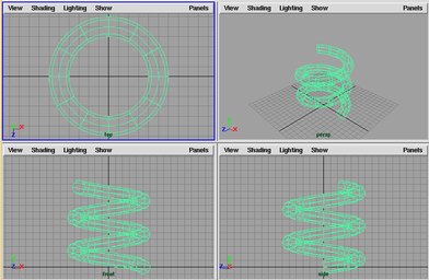 spiralObjects3(5, 30, 0.4)μ¹Է