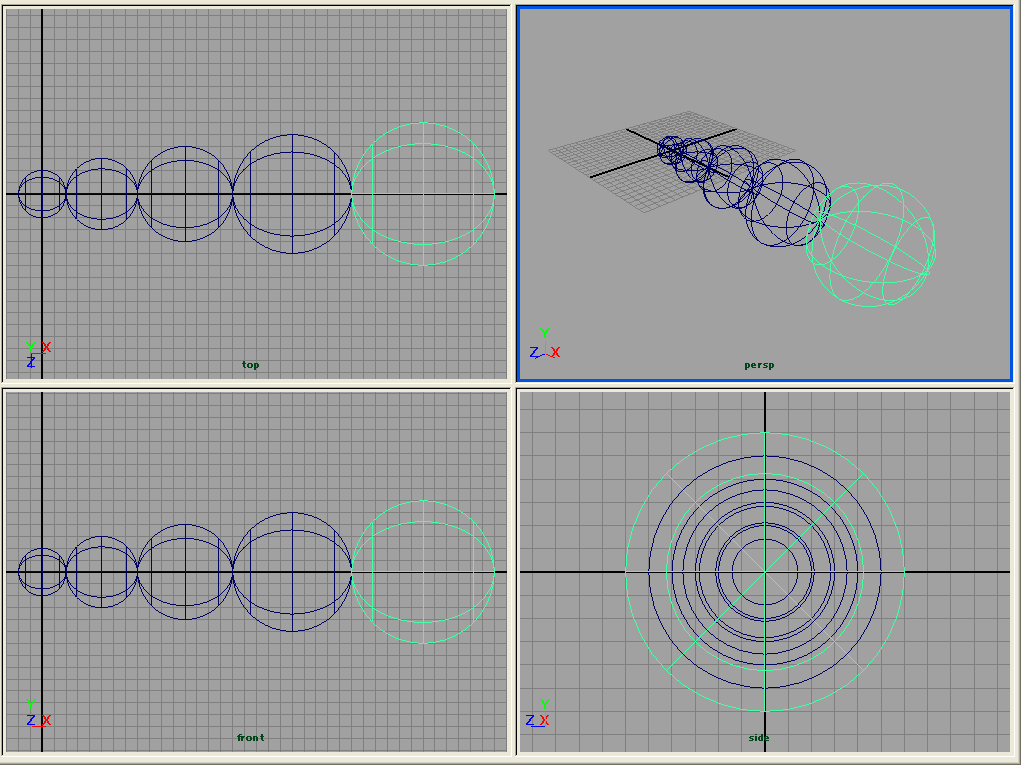 [隣り合う 2 つの球]